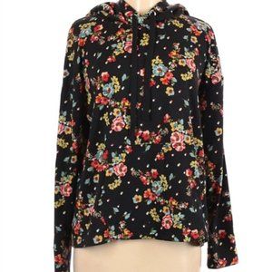 NWT Laundry by Shelli Segal Floral Hoodie XL